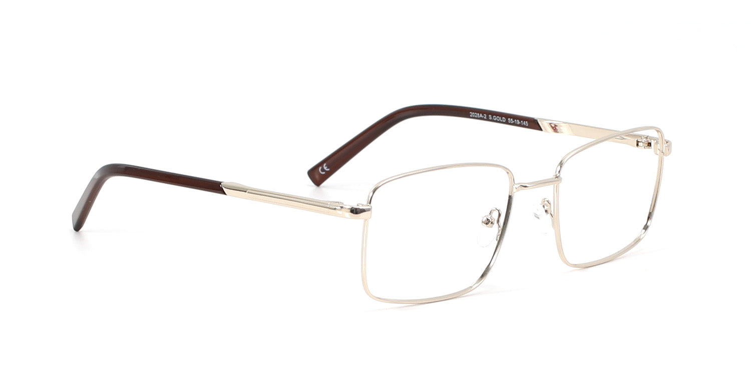 MX2028A-2 | Men | Matte Gold | Metal Glasses