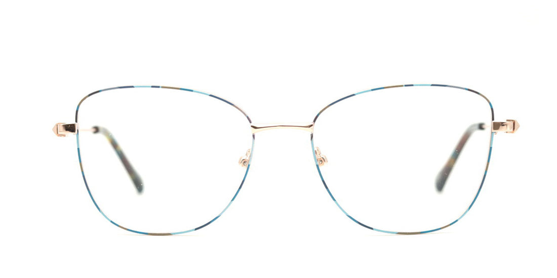MX2179A-2 | Women | Shiny Blue | Metal Glasses