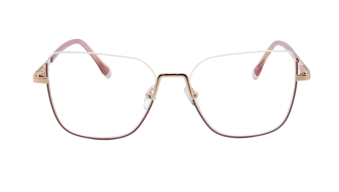 MX2183A-1 | Women | Matte Pink | Metal Glasses