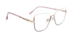 MX2183A-1 | Women | Matte Pink | Metal Glasses