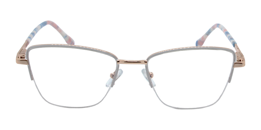 MX2184A-1 | Women | Matte White | Metal Glasses