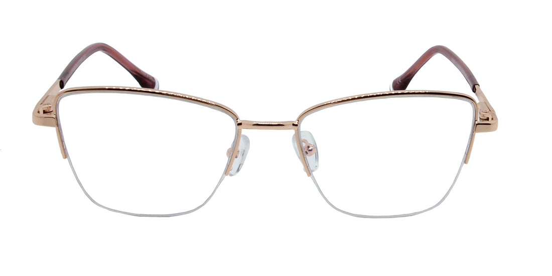 MX2184A-2 | Women | Matte Gold | Metal Glasses