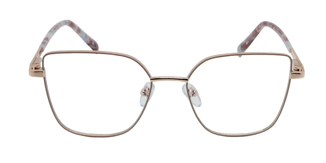 MX2185A-1 | Women | Matte Gold | Metal Glasses