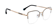 MX2186A-1 | Women | Matte Black | Metal Glasses