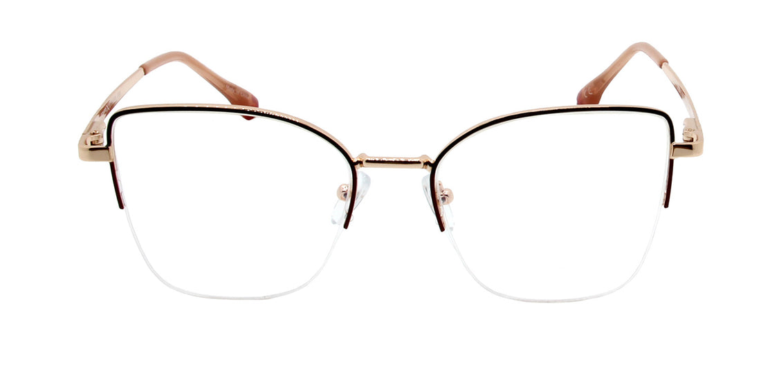 MX2186A-2 | Women | Matte Red | Metal Glasses