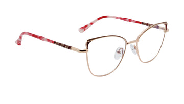 MX2188A-2 | Women | Matte Red | Metal Glasses
