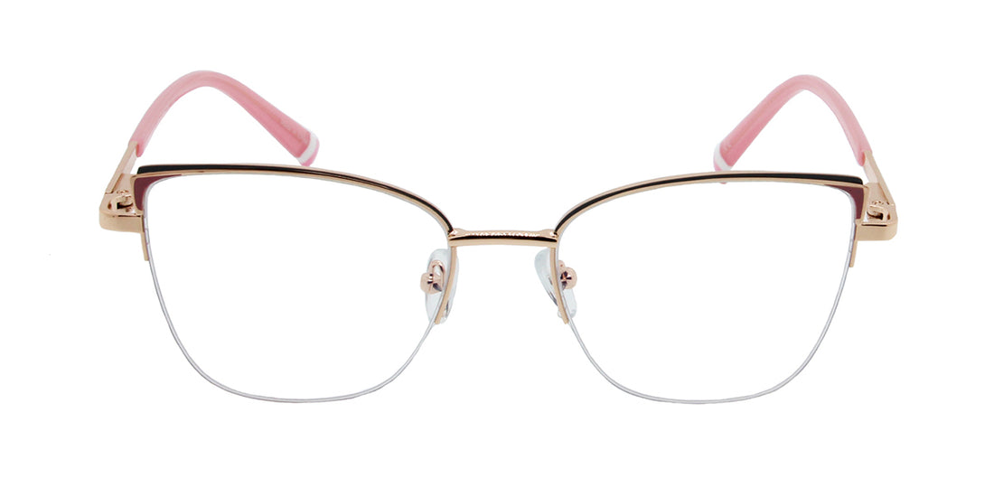 MX2189A-1 | Women | Matte Pink | Metal Glasses