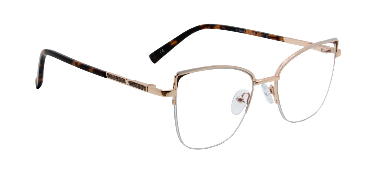 MX2189A-2 | Women | Matte Red | Metal Glasses