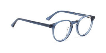 MX2274A-2 | Unisex | Shiny Blue | Acetate Glasses