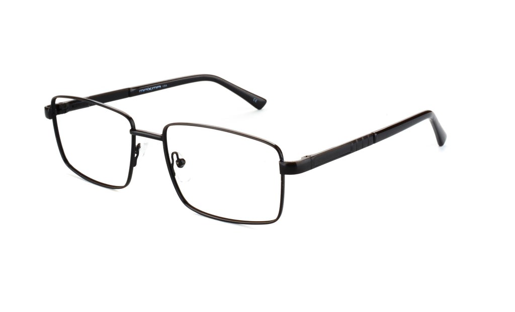 MX2087-2|  Men | Shiny Black | Metal Glasses