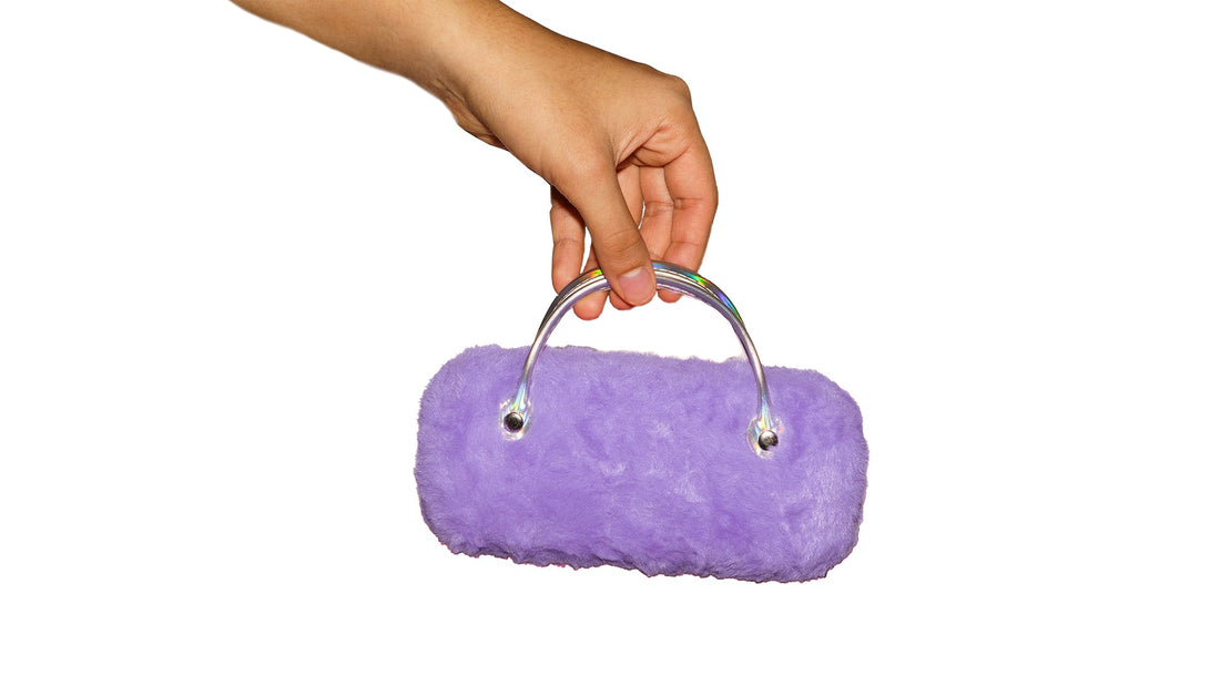 Faux Fur Optical Case | Purple - OPC-8310-2