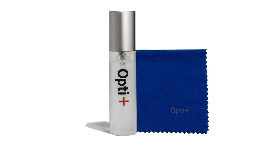 Lens Cleaner Spray &amp; Microfiber | Orange - OPC-8607-1