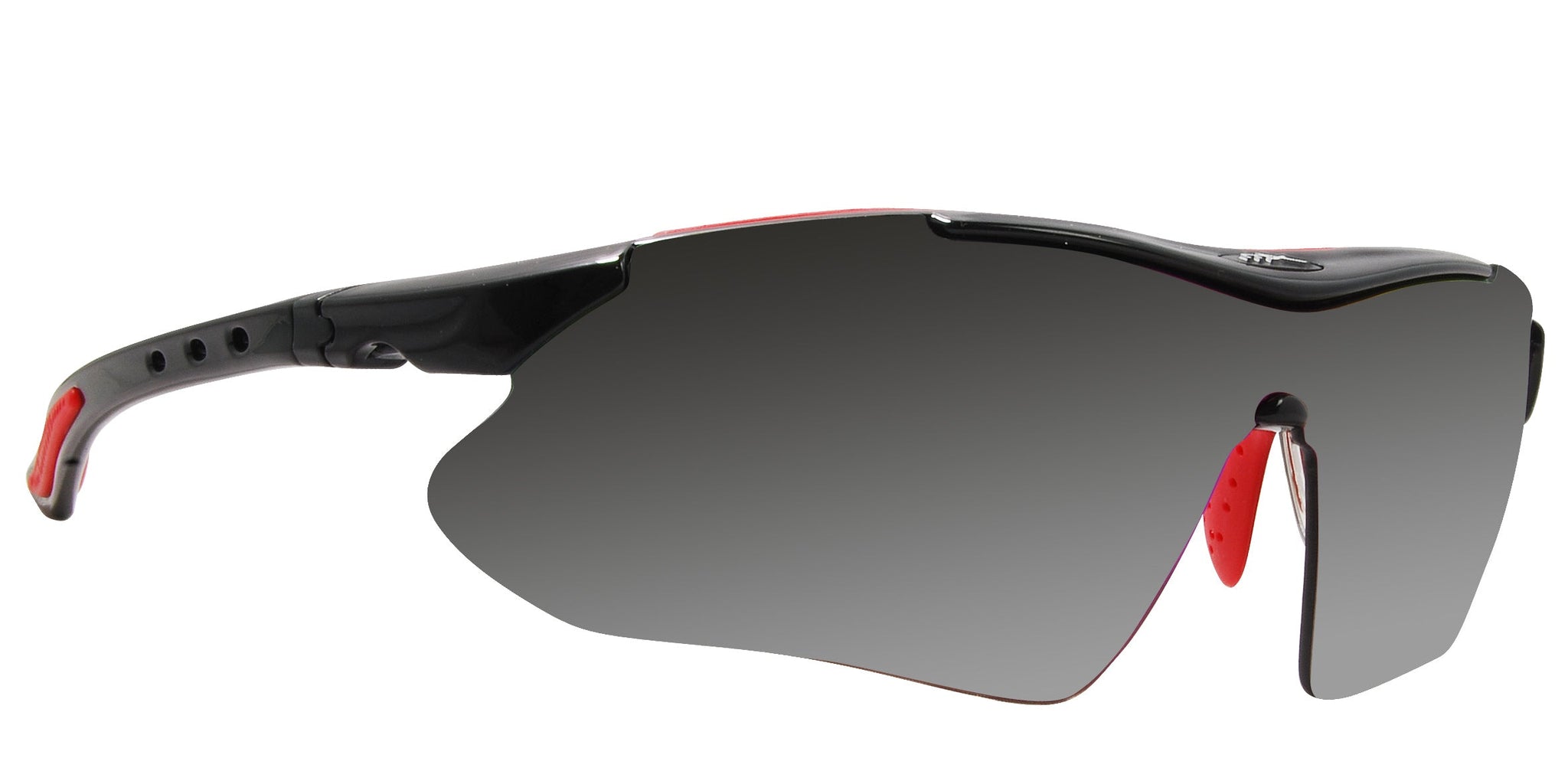 Maxima Sports Polarized Black and Red Opaque Sunglasses