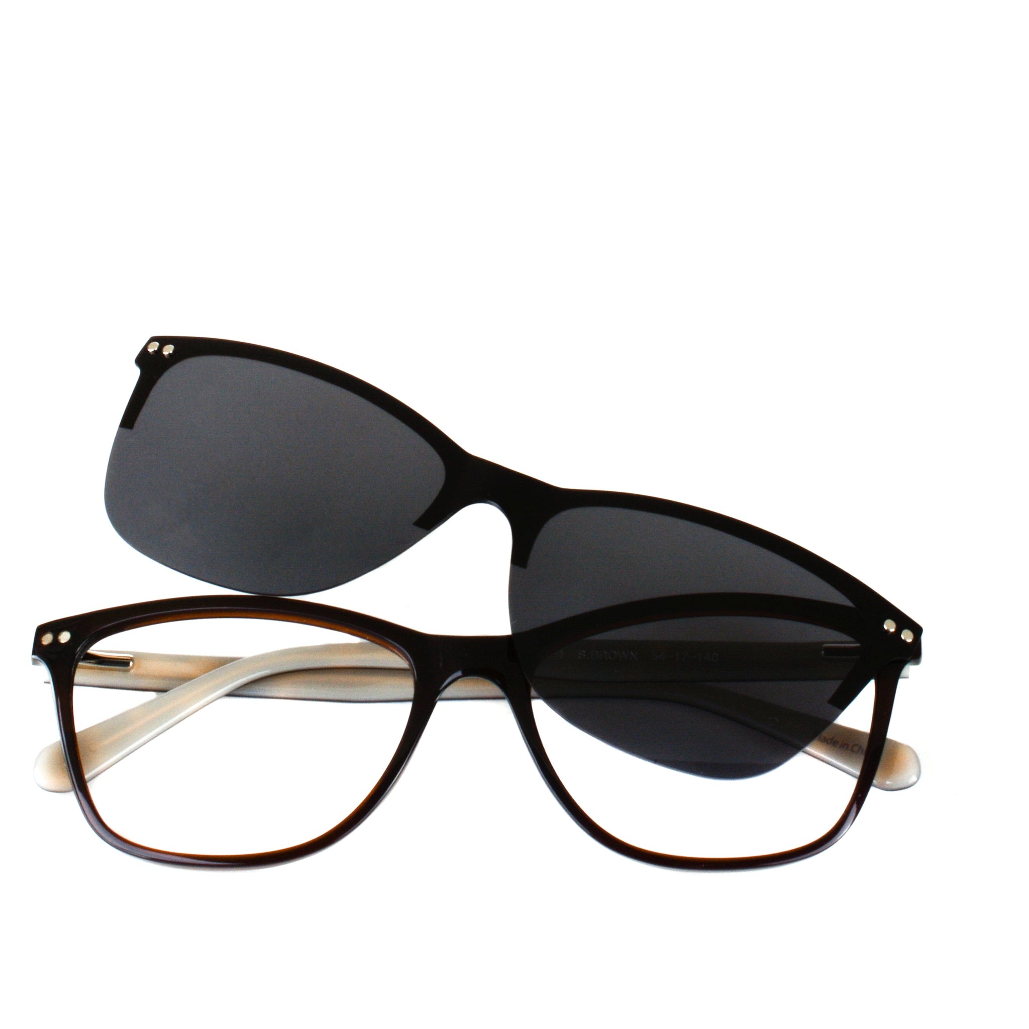 MX1010-1 | CLIP-ON | Brown | Acetate