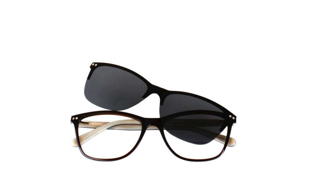 MX1010-1 | CLIP-ON | Brown | Acetate