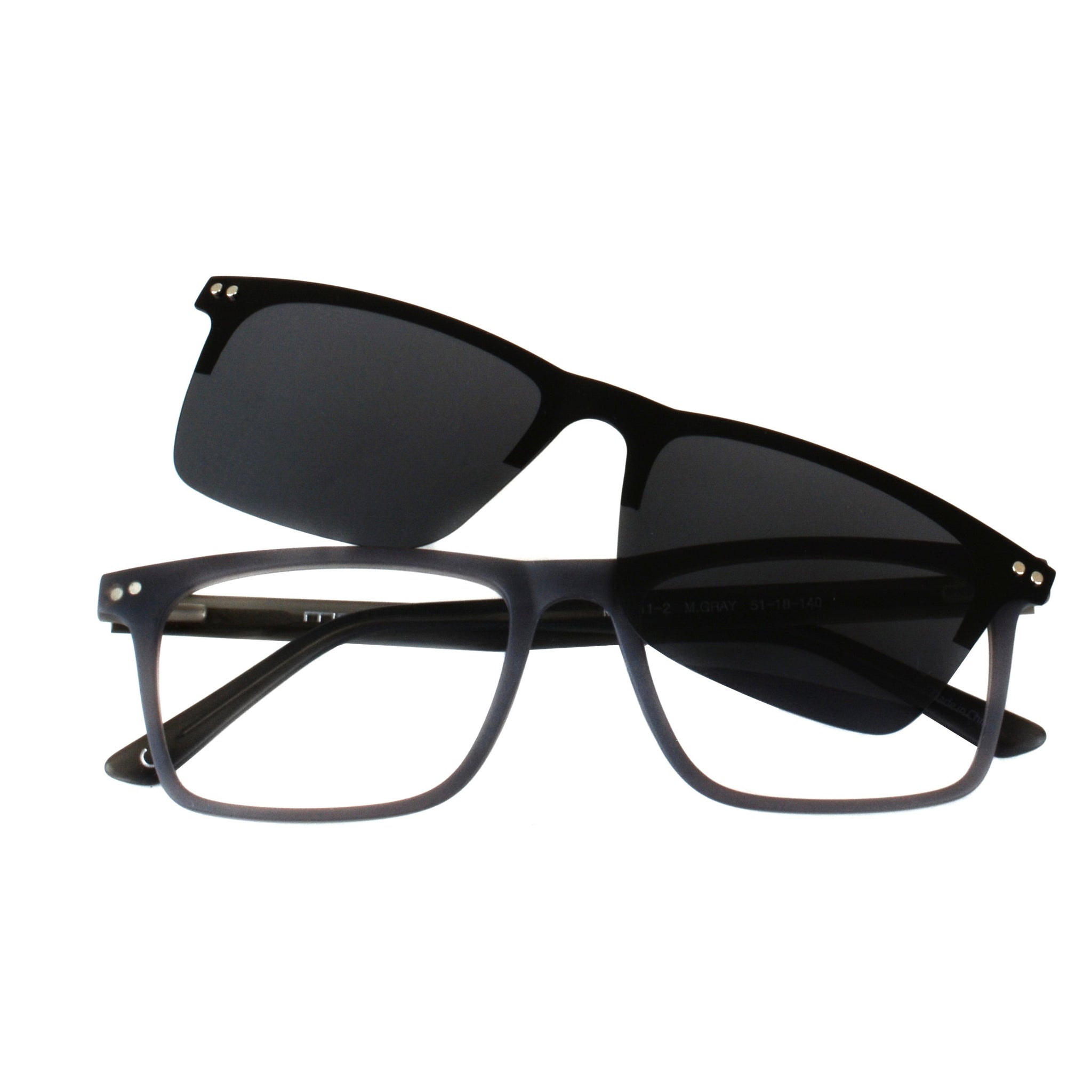 MX1011-2 | CLIP-ON | Gray | Acetate