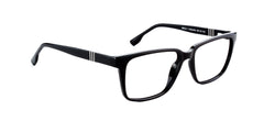 Men | Shiny Black | Acetate Glasses - MX2002-1 