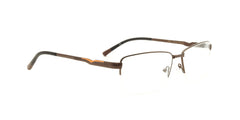 MX2018A-2 | Men | Shiny Brown | Metal Glasses