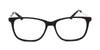 MX2071-2 Maxima Men Matte Black Square Acetate Glasses 