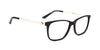 Maxima Men Matte Black Square Acetate Glasses