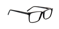 MX2082-1 ​​Maxima Men Shiny Black Square Acetate Glasses 