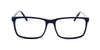 MX2082-2 Maxima Men Shiny Blue Square Acetate Glasses 