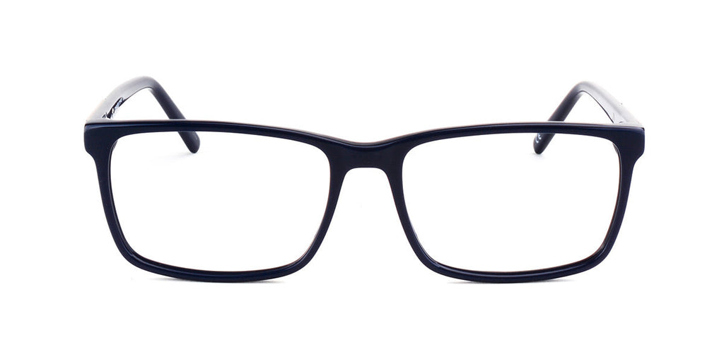 MX2082-2 Maxima Men Shiny Blue Square Acetate Glasses 