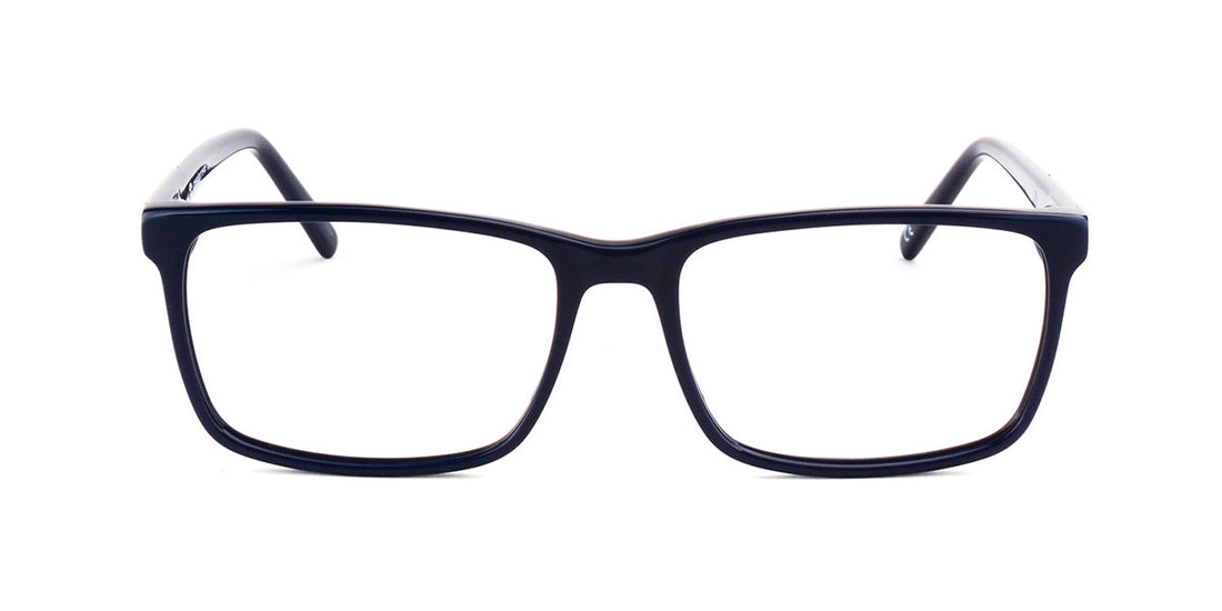 Maxima Men Shiny Blue Square Acetate Glasses