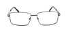 MX2087-1 Maxima Men Shiny Gun Square Metal Glasses 