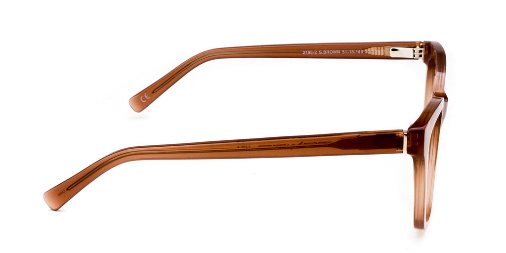 MX2198-2 | Women | Shiny Brown | Acetate Glasses 