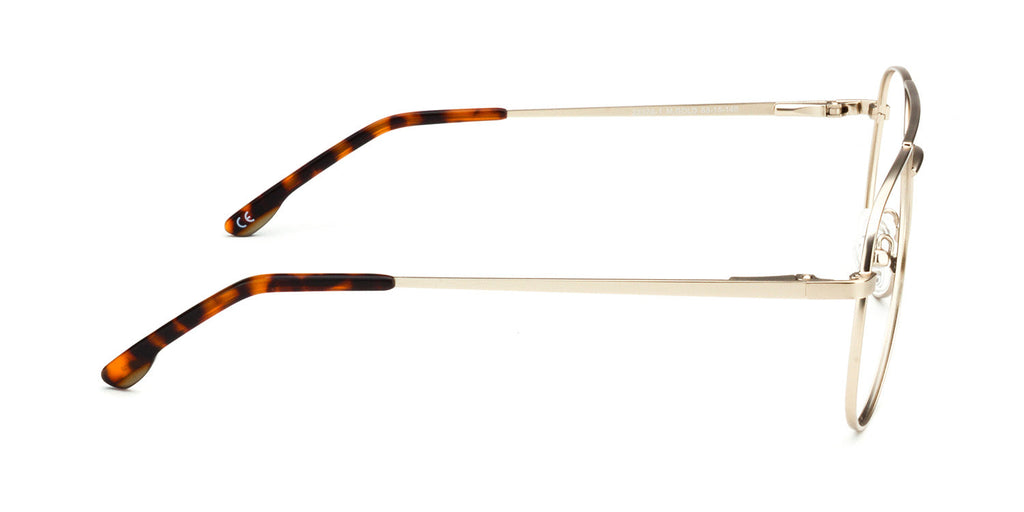 MX2237A-1 | Unisex | Matte Gold | Metal Glasses