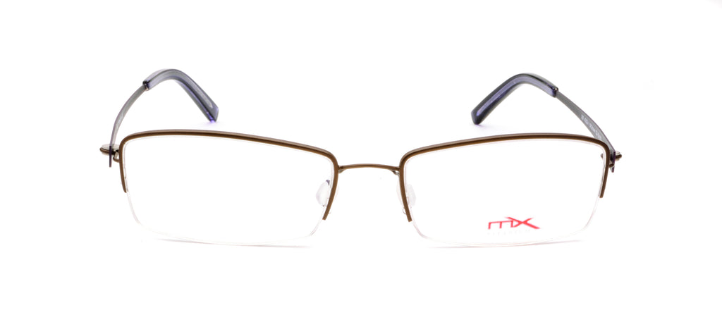 MX4009-1 | Women | Matte Brown | Titanium Glasses