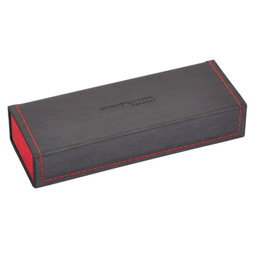 Foldable Hard Shell Optical Case | Black &amp; Red | Maxima Pop Material - MXC-1010-3