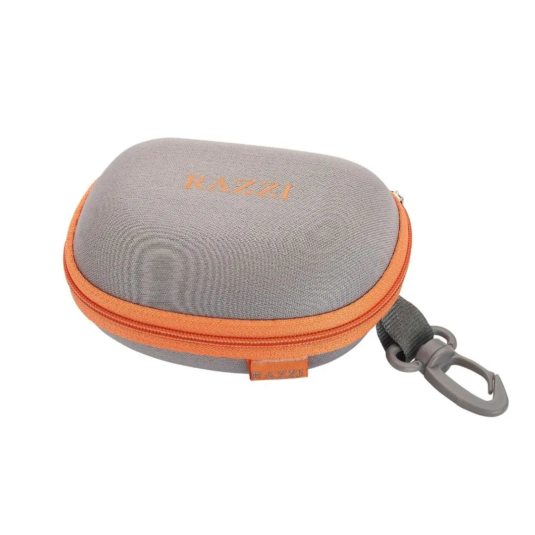 RAC-802-1 | Hard Shell Foldable Optical Case with Hook | Gray | Razzi Pop Material