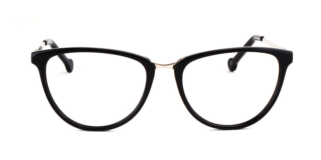 Women | Shiny Black | Acetate Glasses - MX2110A-1