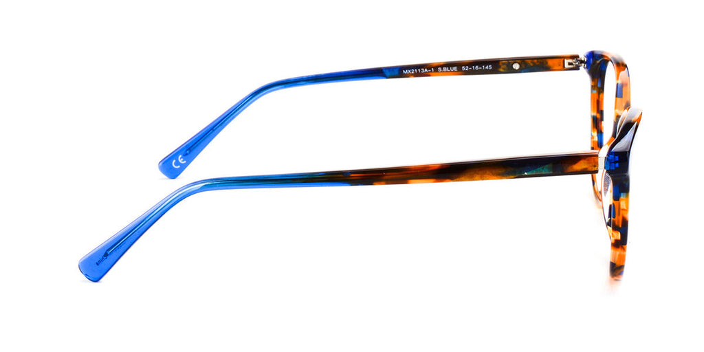 MX2113A-1 | Women | Shiny Blue | Acetate Glasses 