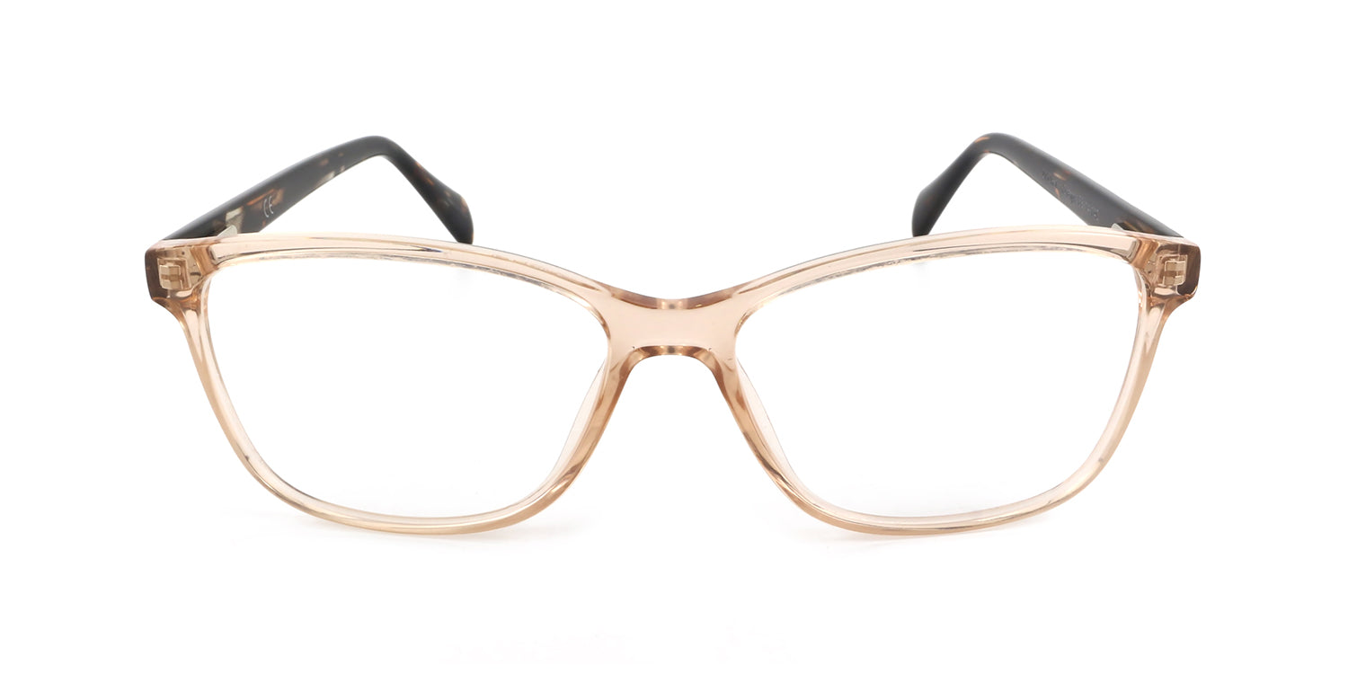 Women | Shiny Orange | Acetate Glasses - MX2152A-1