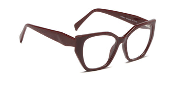 MX2158A-2 | Women | Shiny Burgundy | TR-90 Glasses 