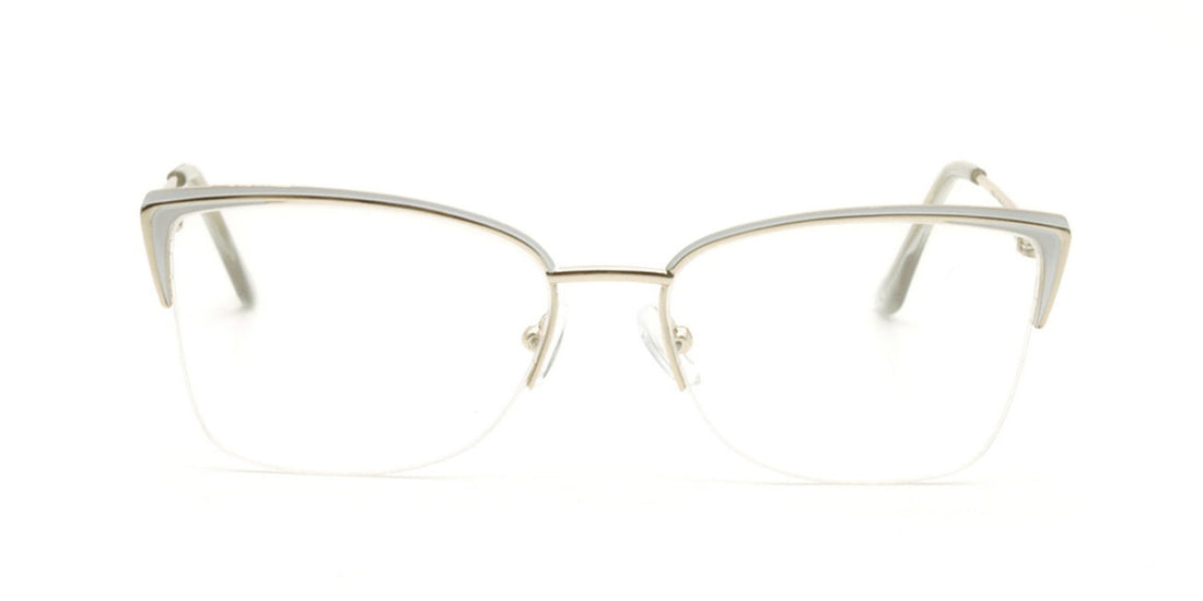 MX2165A-1 | Women | Shiny White | Metal Glasses 