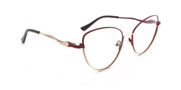 Women | Matte Red | Metal Glasses - MX2169A-3