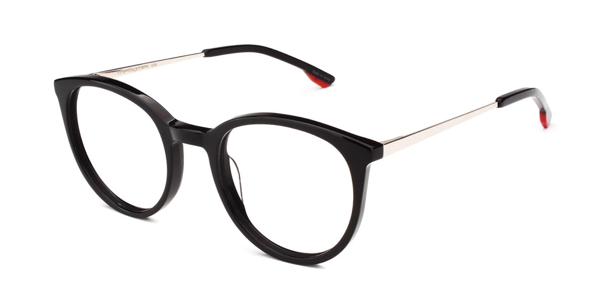 Women | Shiny Black | Acetate Glasses - MX2196-2