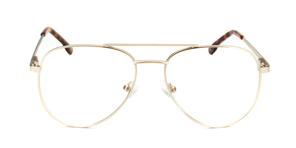 MX2237A-1 | Unisex | Matte Gold | Metal Glasses