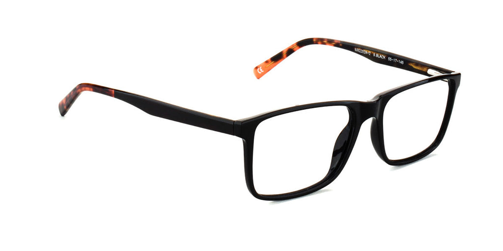 MX2252A-2 | Unisex | Shiny Black | Acetate Glasses