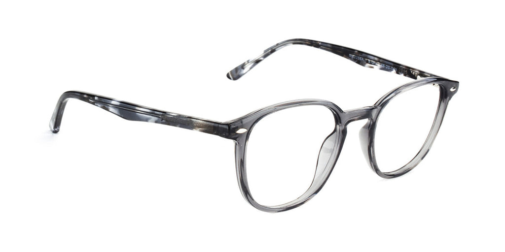 MX2254A-1 | Unisex | Shiny Gray | Acetate Glasses