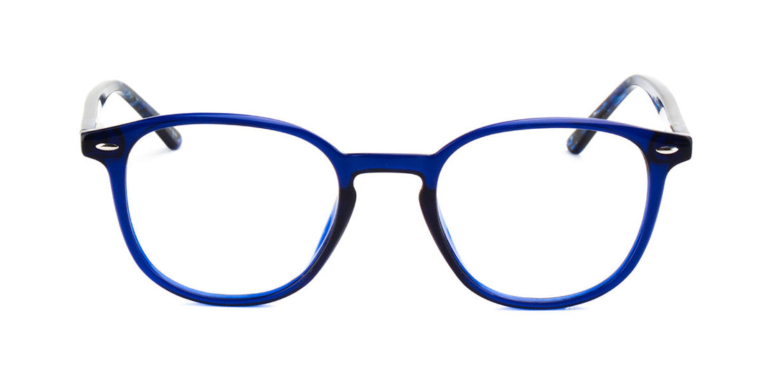 MX2254A-2 | Unisex | Shiny Blue | Acetate Glasses