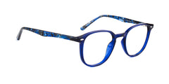 MX2254A-2 | Unisex | Shiny Blue | Acetate Glasses