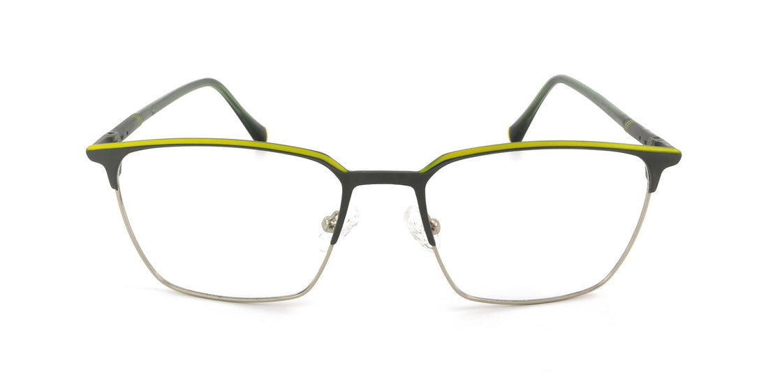 MX2259A-1 | Unisex | Matte Green | Metal Glasses