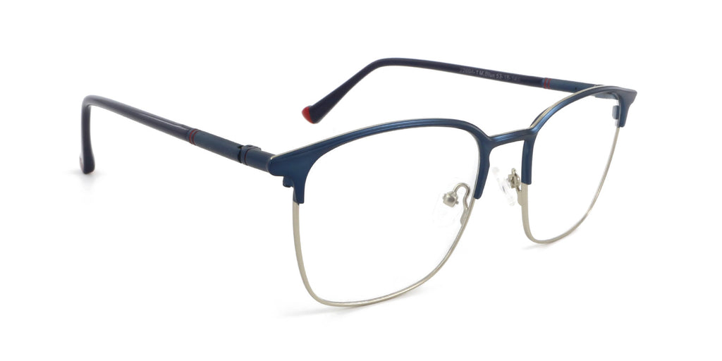 MX2260A-1 | Unisex | Matte Blue | Metal Glasses