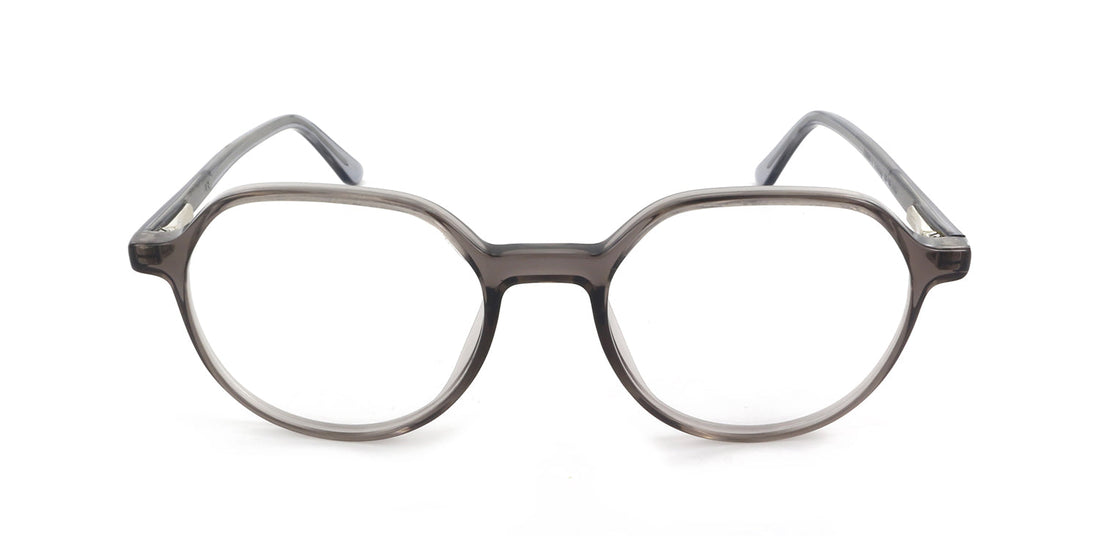 MX2263A-2 | Unisex | Shiny Gray | Acetate Glasses