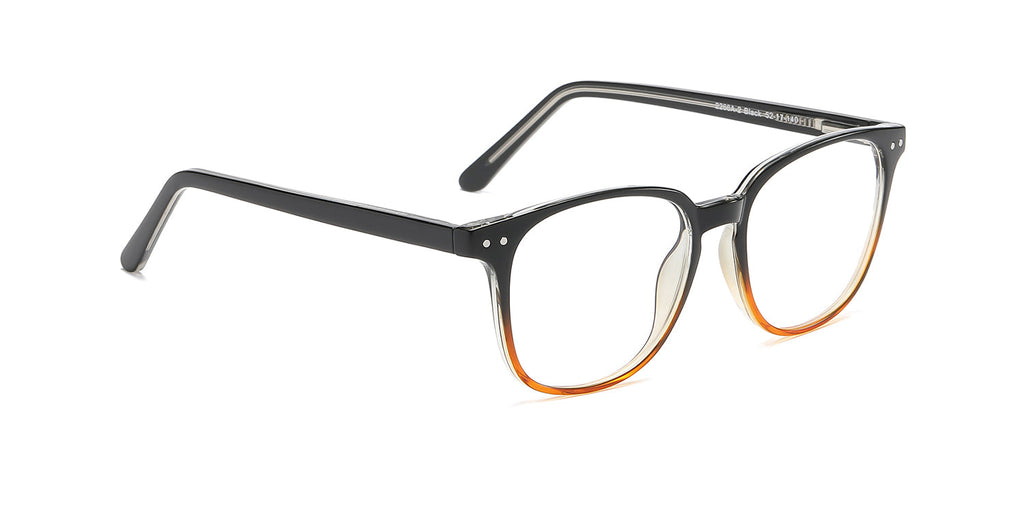 MX2266A-2 | Unisex | Shiny Black | TR-90 Glasses 